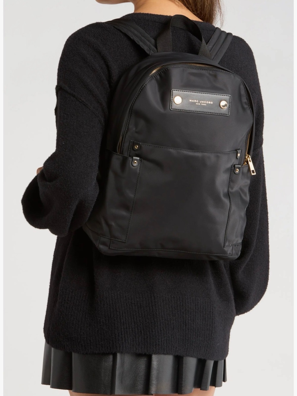 Marc Jacobs women's Black Nylon Backpack